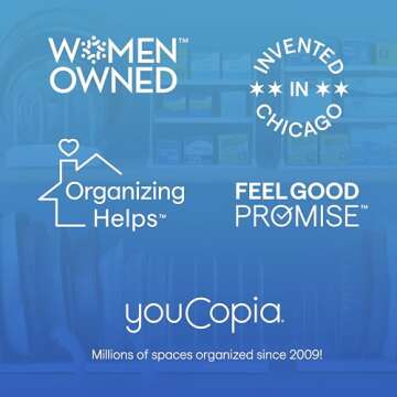 YouCopia StoreMore Cookware Rack, Adjustable Pan and Pot Organizer for Kitchen Cabinet Storage, White