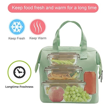 Mziart Stylish Durable Thermal Insulated Lunch Bag