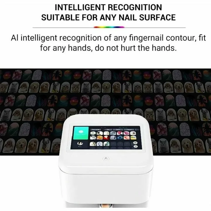 Smart DIY Nail Printer with App & WiFi for Easy Nail Art