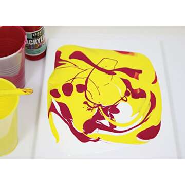 Sargent Art Pouring Acrylic Medium 128 oz, Pouring Medium, Gloss Resin Finish, Quick Drying, Water Resistant, Non Yellowing (Packaging may vary)