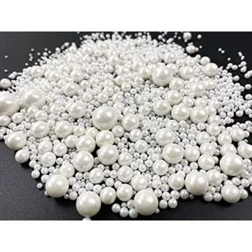 Elegant Edible Pearl Sugar Sprinkles for Baking