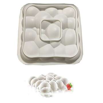 Bousg 3D Bubbles Sky Cloud Silicone Cake Mold,Silicone Baking Pan - Not Sticky Cake Decoration Mould...
