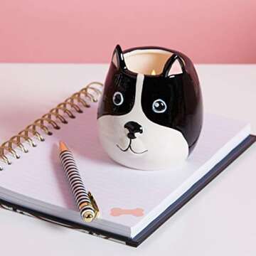 Cute Aromatherapy Candle: French Bulldog Design