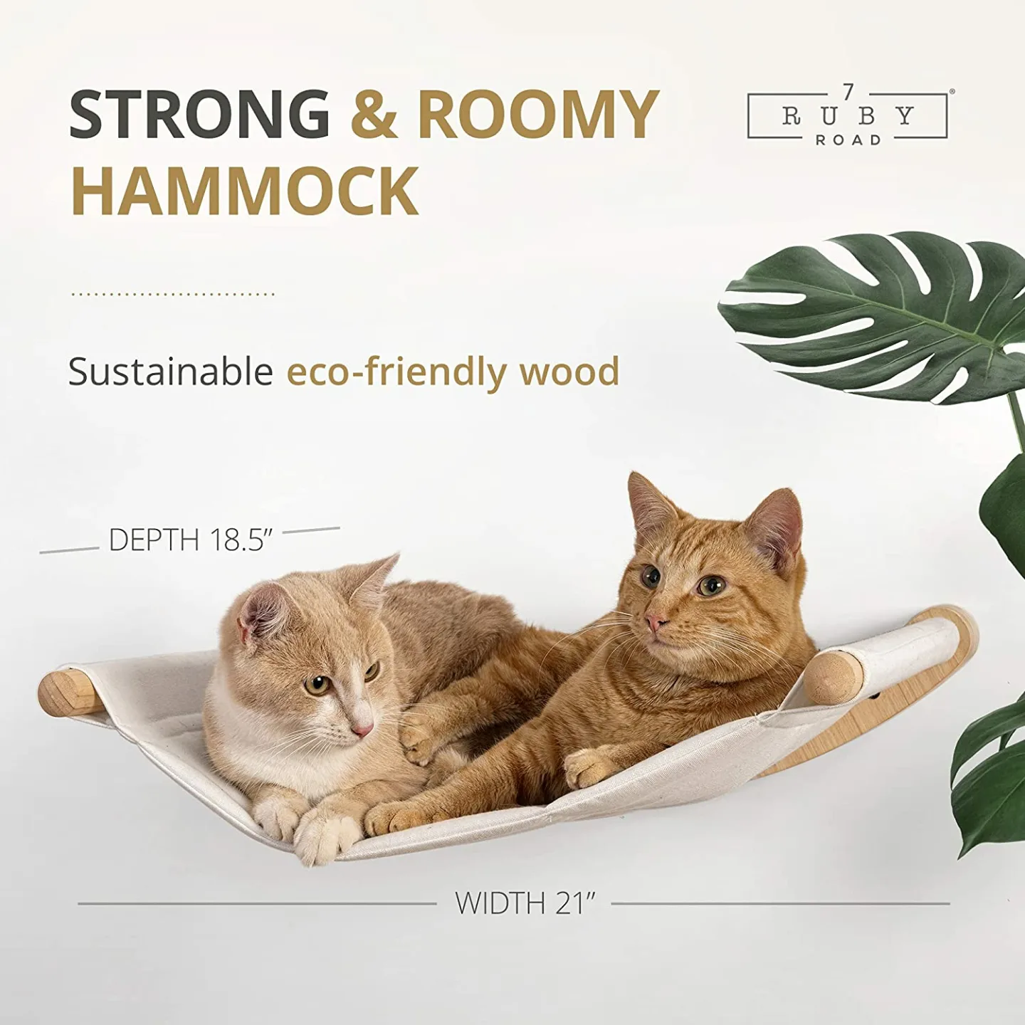 Wall Mounted Cat Hammock with Steps for Cats