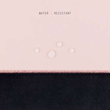 Comfyable Laptop Sleeve 13 Inch 14 Inch Compatible with MacBook Air 2025 M4 M3 M2 M1 & MacBook Pro 2024 - Water-Resistant Cover Computer Case for Mac - Pink & Black