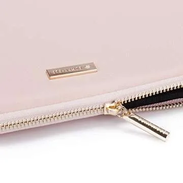 Comfyable Laptop Sleeve 13 Inch 14 Inch Compatible with MacBook Air 2025 M4 M3 M2 M1 & MacBook Pro 2024 - Water-Resistant Cover Computer Case for Mac - Pink & Black