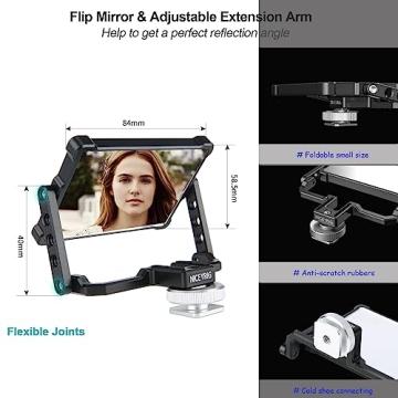NICEYRIG Vlog Selfie Mirror for YouTube and TikTok Creators
