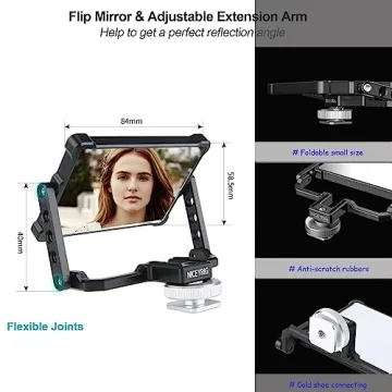 NICEYRIG Vlog Selfie Mirror for YouTube and TikTok Creators