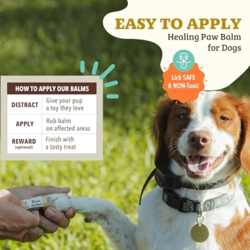 Natural Dog Company Paw Soother Balm for Dogs Moisturizing Relief