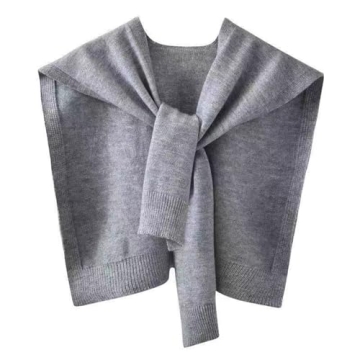 WaJuemy Sweater Shawl Wraps for Women in Grey - Fashionable & Versatile