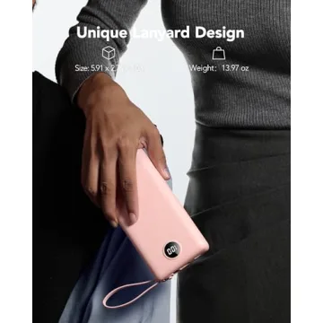 VRURC Portable Charger Fast Charging with Built-in Cables