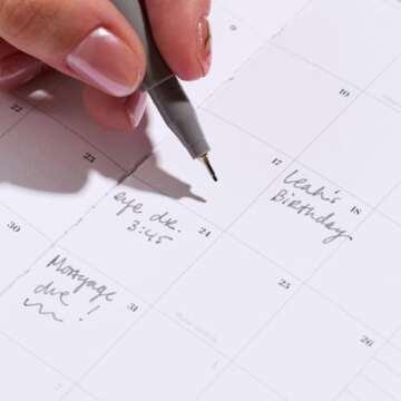 Erin Condren 2025 Pocket Planner and Pen Set, (Jan - Dec 2025) 12-Month Weekly & Monthly Planner wit...