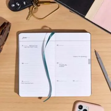 Erin Condren 2025 Pocket Planner and Pen Set, (Jan - Dec 2025) 12-Month Weekly & Monthly Planner with Pen Included, Horizontal Layout, Bold Blooms Soft Cover Design with Canvas Interior Design