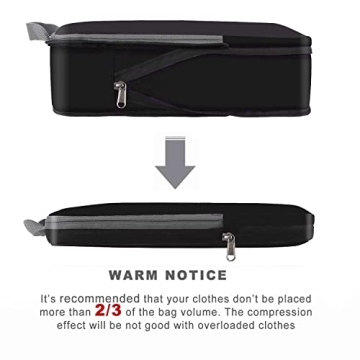 BAGAIL Packing Cubes - Smart Travel Organizers