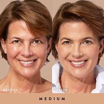 LAURA GELLER NEW YORK Quench-n-Tint Hydrating Foundation - Medium - Sheer to Light Buildable Coverag...