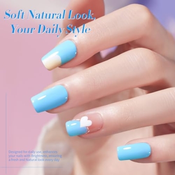 BORN PRETTY Pastel Gel Nail Polish Set - 6 Vibrant Shades