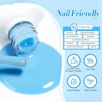 BORN PRETTY Pastel Gel Nail Polish Set - 6 Vibrant Shades