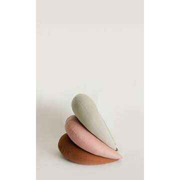 snuggle me Organic Nursing Pillow | Bottle & Breastfeeding Pillow with Organic Cotton Cover & Fiberfill, Machine Washable Feeding Pillow, Newborn Essentials Must Haves (Gingerbread)