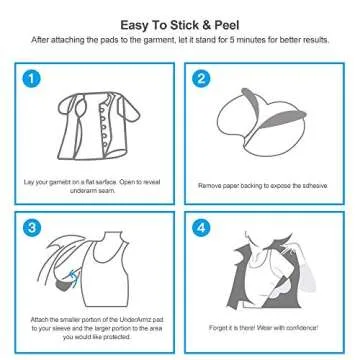 Underarm Sweat Pads for Men and Women - 100 Pack