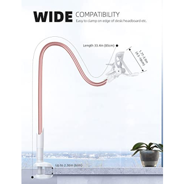 Lamicall Gooseneck Phone Holder for Hands-Free Use