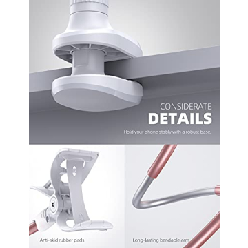 Lamicall Gooseneck Phone Holder for Hands-Free Use