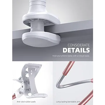 Lamicall Gooseneck Phone Holder for Hands-Free Use