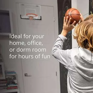 SKLZ Pro Mini Hoop Flip Over-The-Door Basketball Hoop with Flip-up Rim