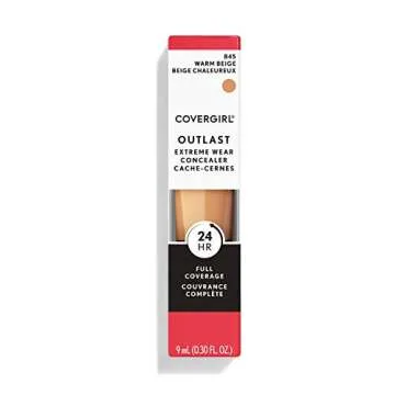 COVERGIRL Outlast Extreme Wear Concealer, Lightweight and Waterproof, 0.78 Fl Oz, Makeup, Under Eye, for Dark Circles, Full Coverage, All Day Wear