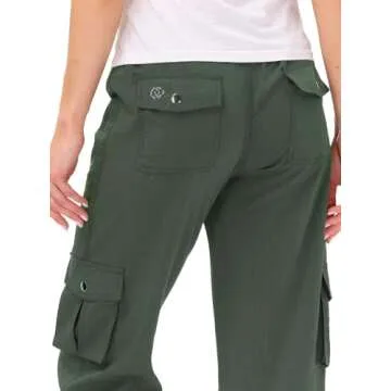 Womens Hiking Cargo Shorts with Pockets for Active Lifestyle