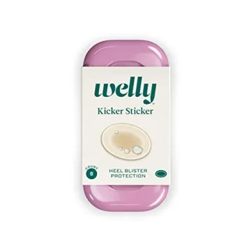 Welly Co. Hydrocolloid Kicker Sticker Bandages - Stylish Protection for Heel Blisters - 8 ct