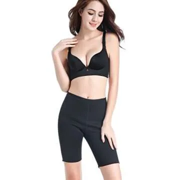 Valentina Womens Neoprene Slimming Shorts for Workouts