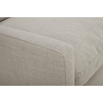 Elegant Flax Stone & Beam Rustin Contemporary Sofa