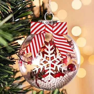 Meseey 30 Pcs 3 Inches Mini Twist Tie Red Striped Printed Grosgrain Ribbon Bow Smal Bows for Applique Embellishment Crafts Sewing Scrapbook Baby Shower Wedding Christmas Girls Dress Hair