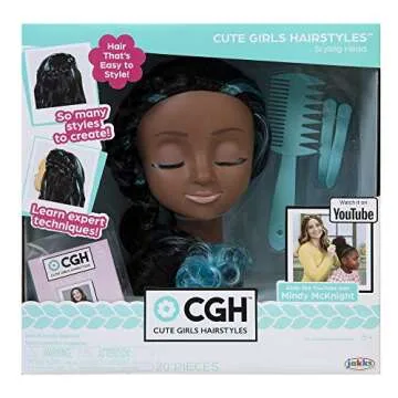CGH Cute Girls Hairstyles Styling Head for Creative Play