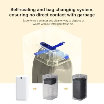 Smart Touchless 3 Gallon Trash Can with Motion Sensor