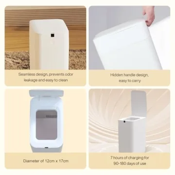 Smart Touchless 3 Gallon Trash Can with Motion Sensor