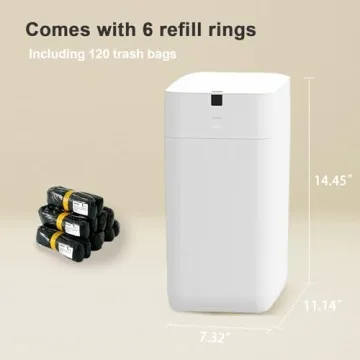 Smart Touchless 3 Gallon Trash Can with Motion Sensor