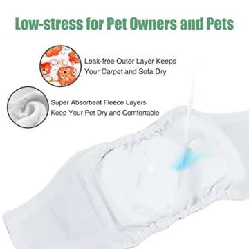 Wegreeco Washable Male Dog Belly Band - Stylish Pack of 3