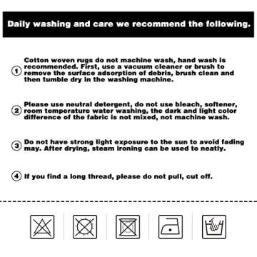 Boho Bathroom Rug, Boho Rug Kitchen Runner Black and White Bathroom Rugs, Washable Boho Bath Mat Small Woven Cotton Bohemian Tribal Farmhouse Tassels Geometric Moroccan Bedroom Hallway Bath Rug 2'x3'