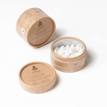 SuperBee Dentos Toothpaste Tablets, 150 Toothpaste Tabs, Fluoride Free & Eco Friendly, Travel Mouthw...