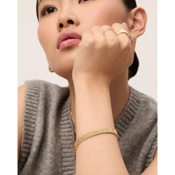 PAVOI Chunky Chain Bracelet - 14K Gold Plated Elegance