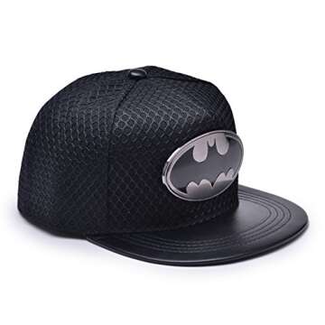 REINDEAR Bat Man Logo Baseball Cap w/Black Mesh Hip-hop Snapback Hat
