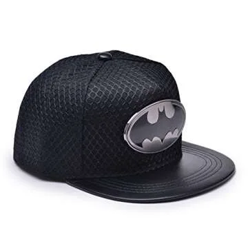 REINDEAR Bat Man Logo Baseball Cap w/Black Mesh Hip-hop Snapback Hat