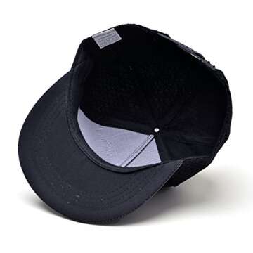 REINDEAR Bat Man Logo Baseball Cap w/Black Mesh Hip-hop Snapback Hat