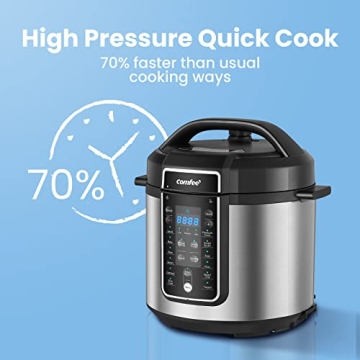 Comfee 9-in-1 Electric Pressure Cooker for Quick Meals
