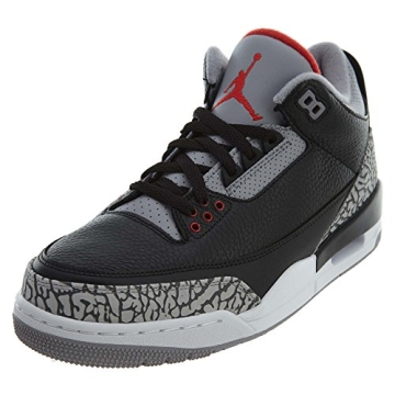 Nike Men's Air Jordan 3 Retro OG Black/Cement Sneakers - Ultimate Comfort