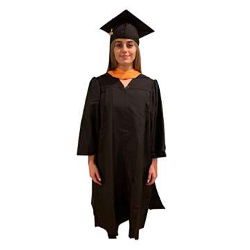 Cappe Diem Master Graduation Deluxe Hood - Apricot Elegance