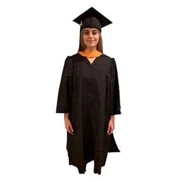 Cappe Diem Master Graduation Deluxe Hood - Apricot Elegance