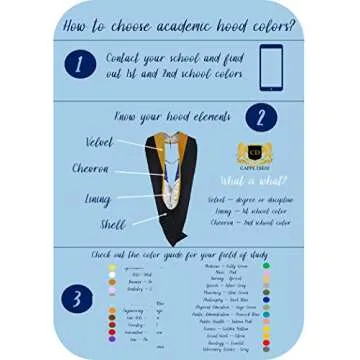 Cappe Diem Master Graduation Deluxe Hood - Apricot Elegance