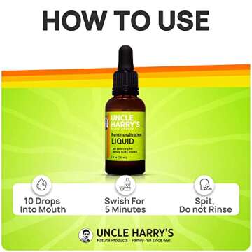 Uncle Harry's Natural Tooth Remineralization Liquid 1 oz